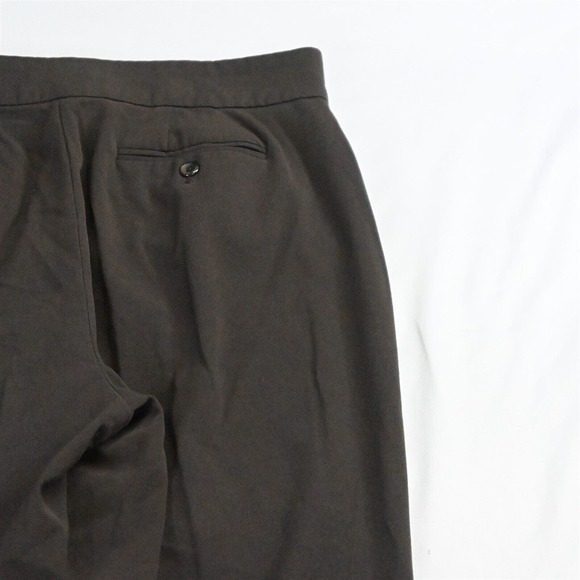 Dana Buckman 12 Brown Wide Leg Stretch Dress Pants‎ - Picture 5 of 7